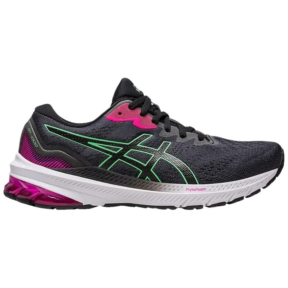 Size 5.5 - Womens ASICS GT-1000 10 Black/Tourmaline Running Shoes Sneakers NEW‎